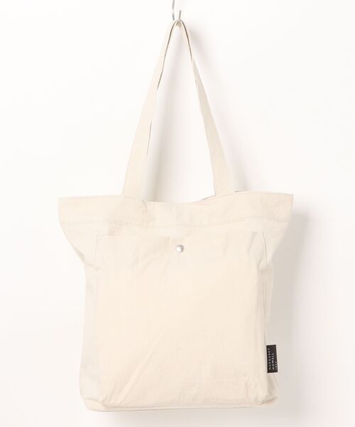 MARGARET HOWELL idea（マーガレット・ハウエルアイデア）の「MARGARET HOWELL idea(マーガレット・ハウエル アイデア)　5C・スクイレス　トート（トートバッグ・レディース・オフホワイト/ブルー/ライトグレー/マスタード・FREE）」の2枚目の写真