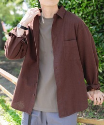 ITEMS URBANRESEARCH | 『セットアップ対応』天然素材コットンリネンレギュラーカラーシャツ(シャツ/ブラウス)