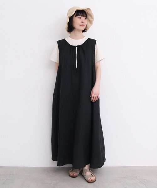 tシャツ 小ドットパイルＴシャツ レディース 小ドットパイルTシャツ（Tシャツ/カットソー）｜l'atelier du