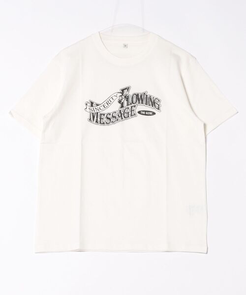 STYLEBLOCK（スタイルブロック）の「天竺プリント半袖Tシャツ（Tシャツ/カットソー・メンズ・チャコール/ホワイト系その他/ブラック系その他/ブルー/ブラック/ホワイト/グレー/カーキ/ホワイト系その他2・L/M）」の2枚目の写真