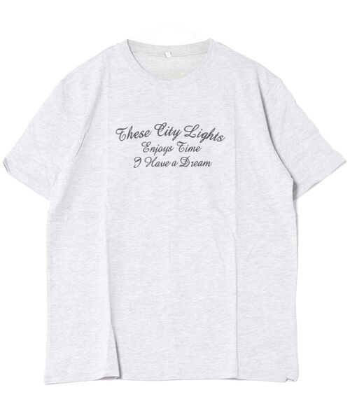 STYLEBLOCK（スタイルブロック）の「天竺プリント半袖Tシャツ（Tシャツ/カットソー・メンズ・チャコール/ホワイト系その他/ブラック系その他/ブルー/ブラック/ホワイト/グレー/カーキ/ホワイト系その他2・L/M）」の6枚目の写真