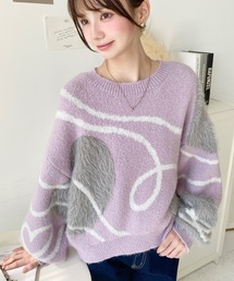 ラベンダー」に該当するニット/セーターファッション通販 - ZOZOTOWN