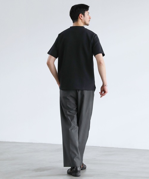 SPU(スプ)の「抗菌防臭・接触冷感コットンポンチカットソー(Tシャツ/カットソー・メンズ・グレー/ブラック/ホワイト・M/XL/L/S)」の5枚目の写真