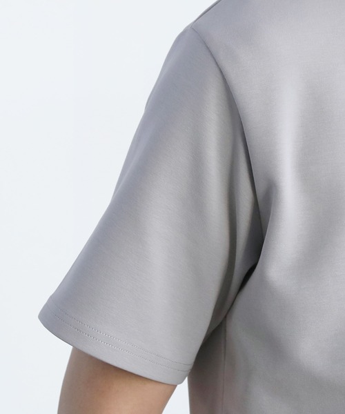 SPU(スプ)の「抗菌防臭・接触冷感コットンポンチカットソー(Tシャツ/カットソー・メンズ・グレー/ブラック/ホワイト・M/XL/L/S)」の14枚目の写真