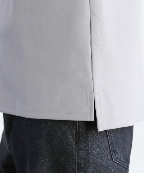 SPU(スプ)の「抗菌防臭・接触冷感コットンポンチカットソー(Tシャツ/カットソー・メンズ・グレー/ブラック/ホワイト・M/XL/L/S)」の16枚目の写真