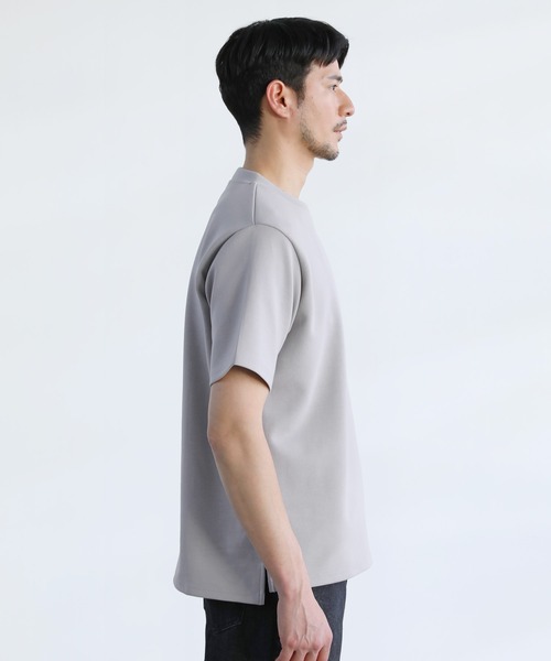 SPU(スプ)の「抗菌防臭・接触冷感コットンポンチカットソー(Tシャツ/カットソー・メンズ・グレー/ブラック/ホワイト・M/XL/L/S)」の11枚目の写真