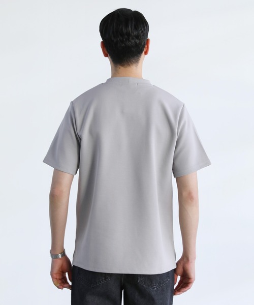 SPU(スプ)の「抗菌防臭・接触冷感コットンポンチカットソー(Tシャツ/カットソー・メンズ・グレー/ブラック/ホワイト・M/XL/L/S)」の12枚目の写真