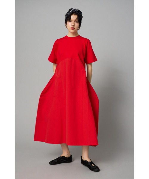 HeRIN.CYE(ヘリンドットサイ)の「Dimension dress ディメンションドレス(ワンピース・レディース・ブラック/グレー系その他/レッド・FREE)」の3枚目の写真