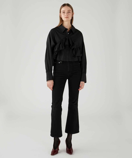 【crinkle crinkle crinkle】バルーンキャミショートシャツ セール】【crinkle crinkle crinkle】balloon cami short shirts