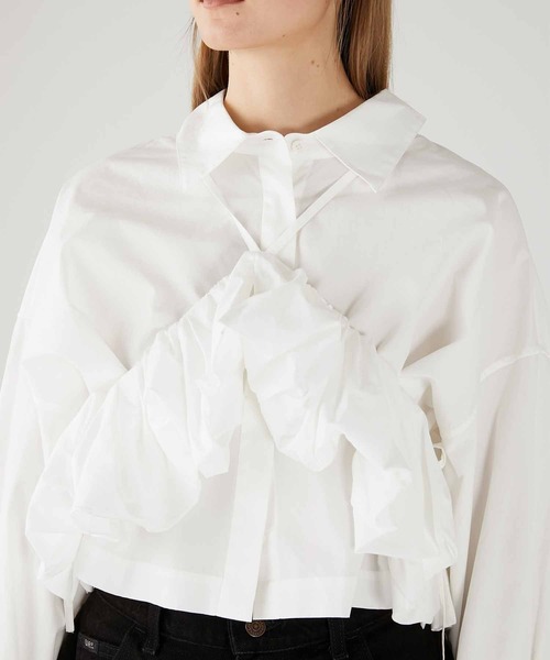 【crinkle crinkle crinkle】バルーンキャミショートシャツ セール】【crinkle crinkle crinkle】balloon cami short shirts