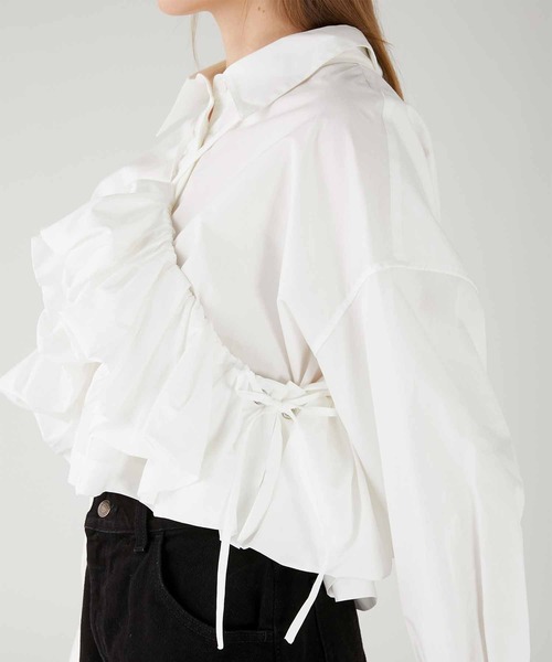 セール】【crinkle crinkle crinkle】balloon cami short shirts