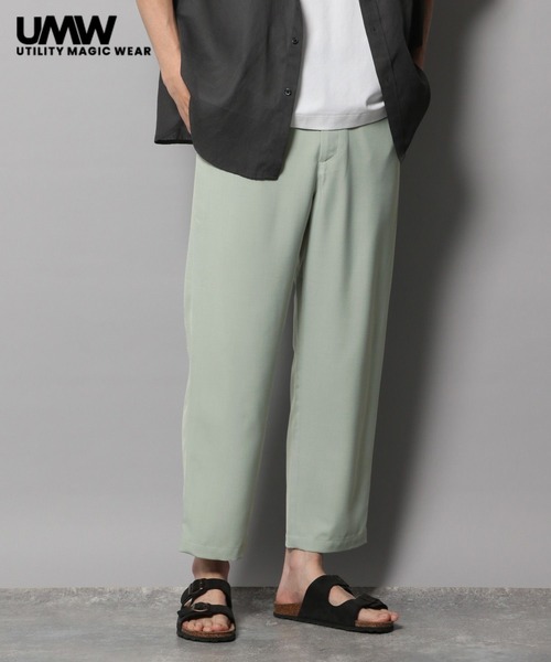 BAYFLOW（ベイフロー）の「【吸水速乾・UVケア】UMWアンクルパンツ[セットアップ可]（その他パンツ・メンズ・ブルー/ライトグリーン/チャコール・SMALL/MEDIUM/LARGE）」の3枚目の写真