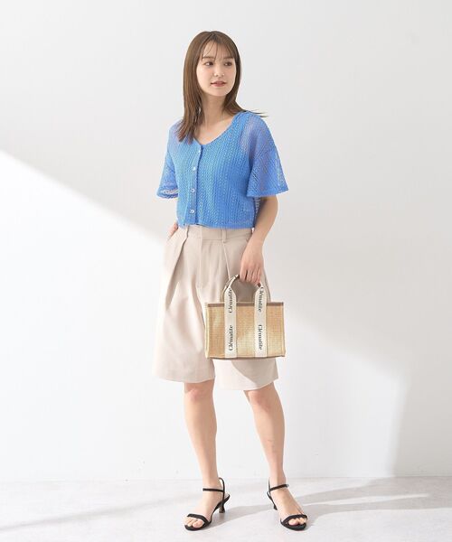 earth music&ecology（アースミュージックアンドエコロジー）の「ロゴテープトートバッグ（トートバッグ・レディース・ナチュラル/アイボリー・FREE）」の13枚目の写真