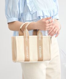 ロゴテープトートバッグ