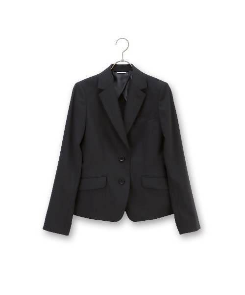 AOYAMA(アオヤマ)の「【テーラードジャケット】自宅で洗える!ベーシックジャケット・黒/無地|セットアップ対応可|リクルートからビジネスまで!(スーツジャケット・レディース・ブラック・15号/13号/11号/9号/7号/5号/17号)」の2枚目の写真