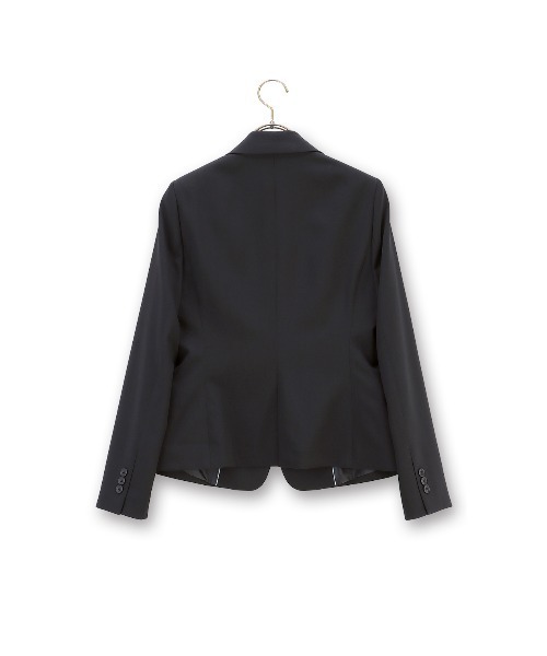 AOYAMA(アオヤマ)の「【テーラードジャケット】自宅で洗える!ベーシックジャケット・黒/無地|セットアップ対応可|リクルートからビジネスまで!(スーツジャケット・レディース・ブラック・15号/13号/11号/9号/7号/5号/17号)」の3枚目の写真