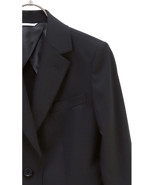 AOYAMA(アオヤマ)の「【テーラードジャケット】自宅で洗える!ベーシックジャケット・黒/無地|セットアップ対応可|リクルートからビジネスまで!(スーツジャケット・レディース・ブラック・15号/13号/11号/9号/7号/5号/17号)」の5枚目の写真