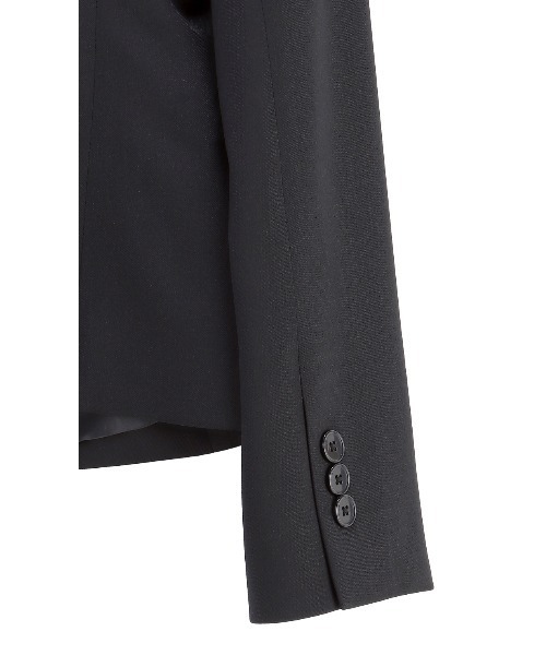 AOYAMA(アオヤマ)の「【テーラードジャケット】自宅で洗える!ベーシックジャケット・黒/無地|セットアップ対応可|リクルートからビジネスまで!(スーツジャケット・レディース・ブラック・15号/13号/11号/9号/7号/5号/17号)」の6枚目の写真