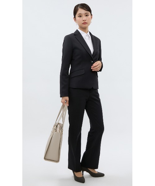 AOYAMA(アオヤマ)の「【テーラードジャケット】自宅で洗える!ベーシックジャケット・黒/無地|セットアップ対応可|リクルートからビジネスまで!(スーツジャケット・レディース・ブラック・15号/13号/11号/9号/7号/5号/17号)」の9枚目の写真