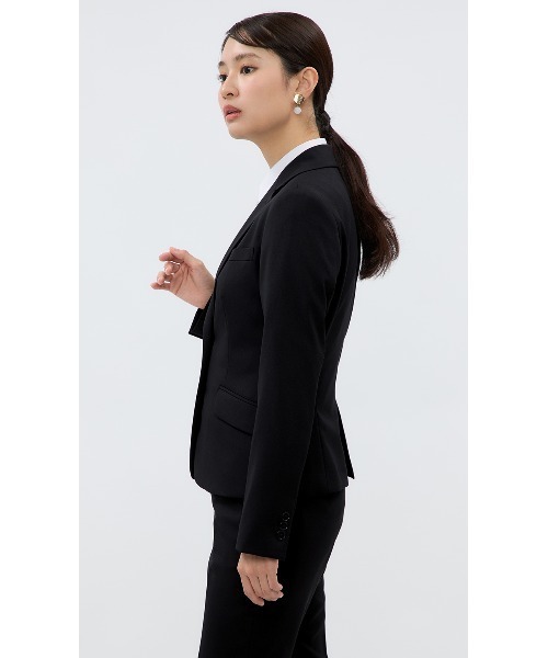 AOYAMA(アオヤマ)の「【テーラードジャケット】自宅で洗える!ベーシックジャケット・黒/無地|セットアップ対応可|リクルートからビジネスまで!(スーツジャケット・レディース・ブラック・15号/13号/11号/9号/7号/5号/17号)」の13枚目の写真