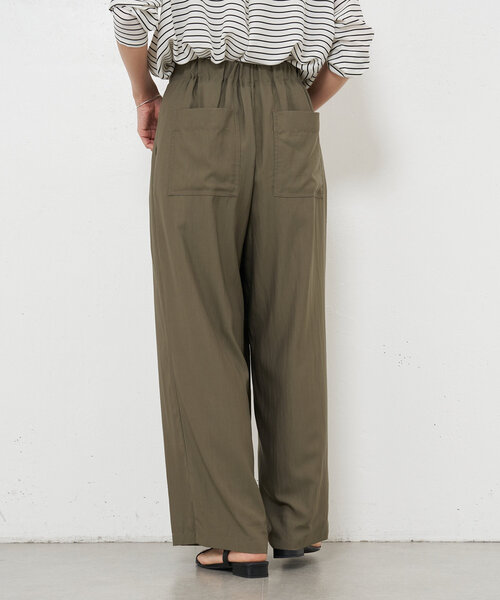 BEARDSLEY（ビアズリー）の「ラップワイドパンツ（その他パンツ・レディース・カーキ/ネイビー・FREE）」の9枚目の写真