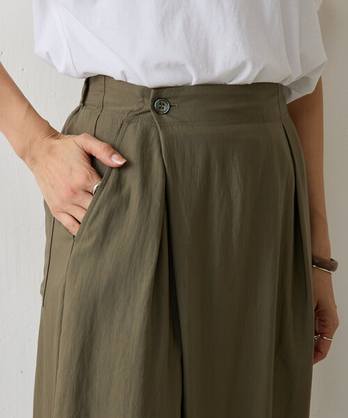 BEARDSLEY（ビアズリー）の「ラップワイドパンツ（その他パンツ・レディース・カーキ/ネイビー・FREE）」の21枚目の写真