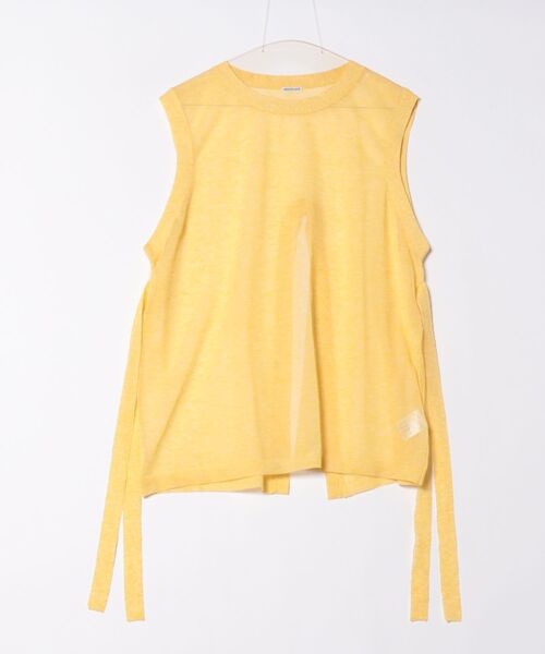 ニット セーター ALLONGE sheer sleeveless pull(シアースリーブレスプルオーバー) レディース DRESSLAVE ニット セーター ALLONGE sheer sleeveless pull