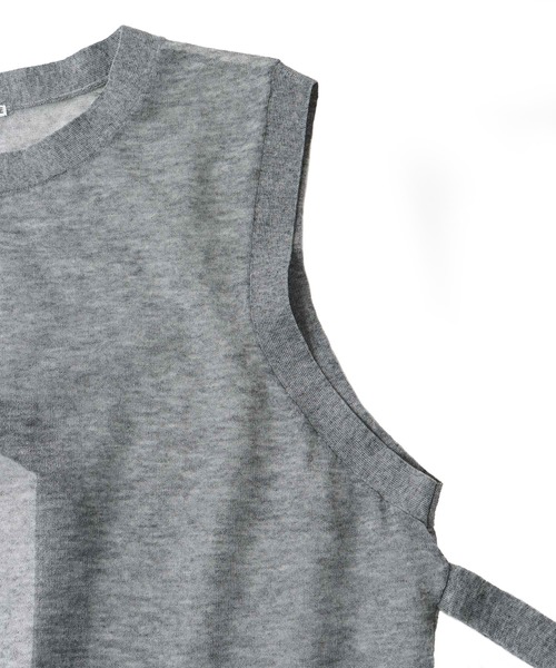DRESSLAVE（ドレスレイブ）の「ALLONGE sheer sleeveless pull(シアースリーブレスプルオーバー)（ニット/セーター・レディース・ホワイト/グレー/イエロー/ブルー・38）」の22枚目の写真