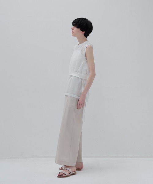ニット セーター ALLONGE sheer sleeveless pull(シアースリーブレスプルオーバー) レディース DRESSLAVE ニット セーター ALLONGE sheer sleeveless pull