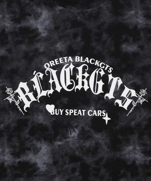 Figments(フィグメンツ)の「ゴシックロゴタイダイビッグT(Tシャツ/カットソー・レディース・ブラック/グレー・FREE)」の5枚目の写真