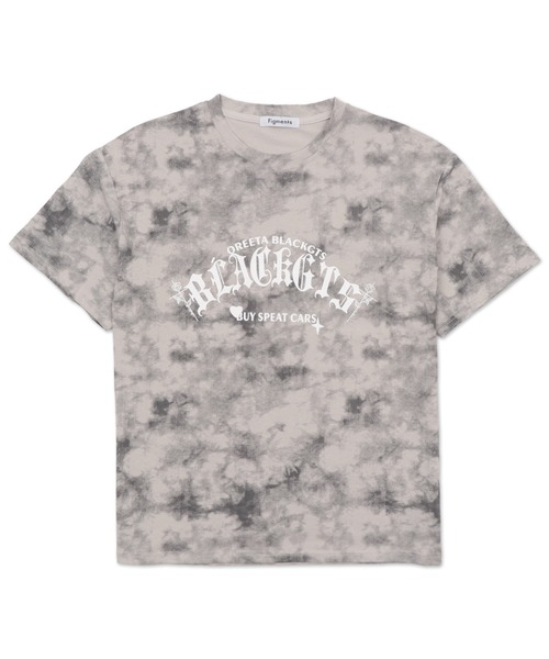 Figments(フィグメンツ)の「ゴシックロゴタイダイビッグT(Tシャツ/カットソー・レディース・ブラック/グレー・FREE)」の22枚目の写真