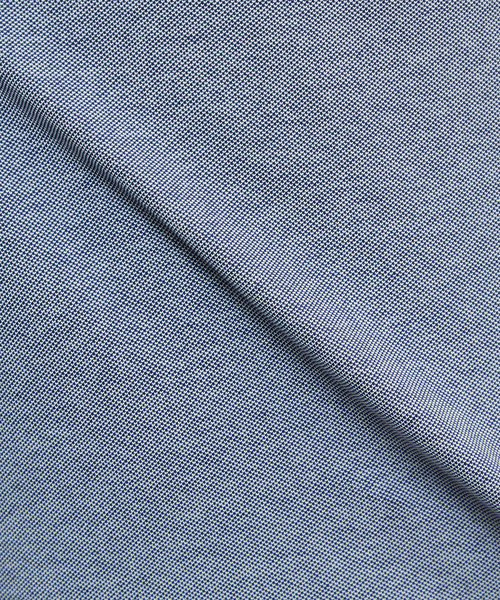 MEN'S MELROSE（メンズメルローズ）の「《WEB限定》COOLMAXカノコ半袖ボタンダウンポロシャツ | 吸水速乾（ポロシャツ・メンズ・ブラック/ネイビー/ブルー・4/2/5/3）」の12枚目の写真
