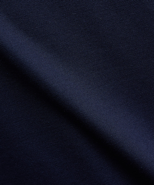 MEN'S MELROSE（メンズメルローズ）の「《WEB限定》COOLMAXカノコ半袖ボタンダウンポロシャツ | 吸水速乾（ポロシャツ・メンズ・ブラック/ネイビー/ブルー・4/2/5/3）」の7枚目の写真