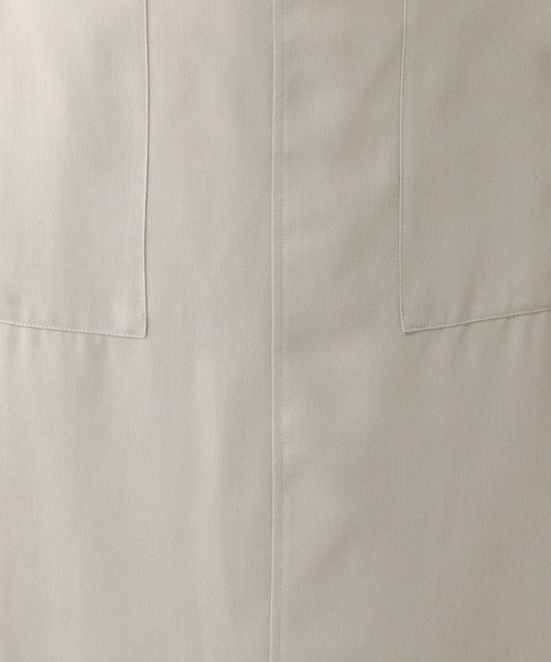 GLOBAL WORK（グローバルワーク）の「スタイルアップリネンIラインスカート/290046（スカート・レディース・ブラック/グレー系その他/オリーブ・MEDIUM/LARGE）」の7枚目の写真