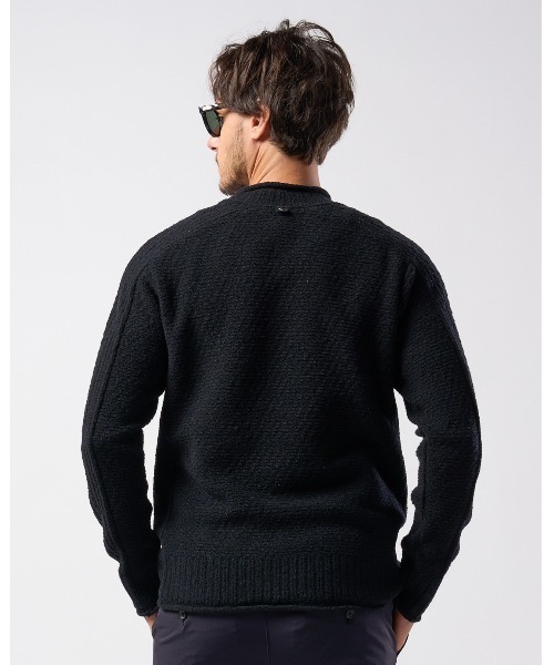 combination knit crew（ニット/セーター）｜wjk（ダヴルジェイケイ