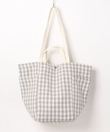 and it_（アンドイット）の「ドット＆チェック柄インドトート（トートバッグ）」