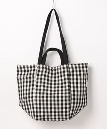 and it_（アンドイット）の「ドット＆チェック柄インドトート（トートバッグ）」