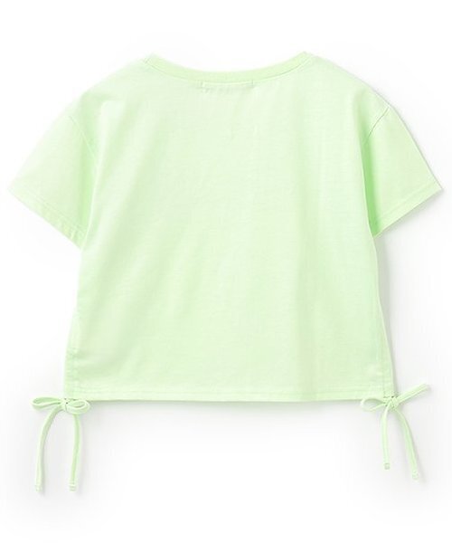 Mi-je(ミジェ)の「ViVi9月号掲載ストーンロゴ半袖Tシャツ【韓国ファッション】(Tシャツ/カットソー・レディース・オフホワイト/ライトグリーン/カラフル・F)」の9枚目の写真