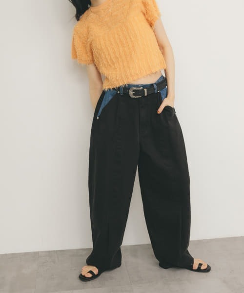 KBF（ケイビーエフ）の「コンチョベルト（ベルト・レディース・ブラック/ブラウン・ONE）」の5枚目の写真