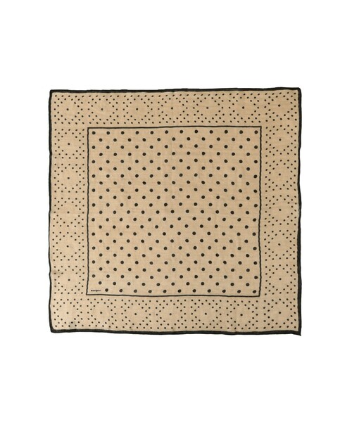 manipuri(マニプリ)の「manipuri / ジオメトリック ドット ストール(ストール/ショール・レディース・ベージュ・ONE SIZE)」の10枚目の写真