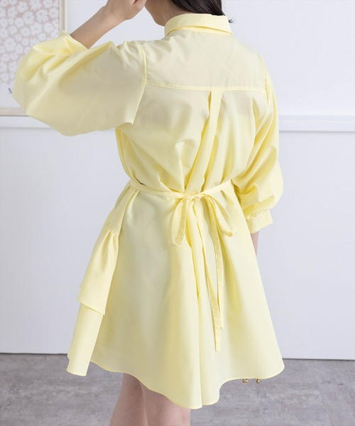 clear（クリア）の「マルチwayリボン付きミニワンピ&ビスチェセット[チュール アシメ ガーリー セットアップ]≪再入荷≫（ワンピース・レディース・オフホワイト/サックスブルー/イエロー・F）」の11枚目の写真