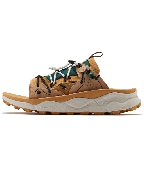 go slow caravan（ゴースローキャラバン）の「Flower MOUNTAIN/フラワーマウンテン　PUMA PUNKU LITE（サンダル・メンズ・グレー/ライトベージュ・23cm/23.5cm/24cm/24.5cm/26cm/26.5cm/27.5cm）」の2枚目の写真