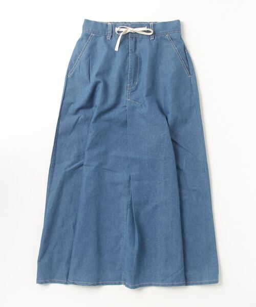 vent blanc(ヴァンブラン)の「SF : denicher 6oz DENIMフロントタックSK(デニムスカート・レディース・インディゴブルー/ダークインディゴブルー・FREE)」の12枚目の写真