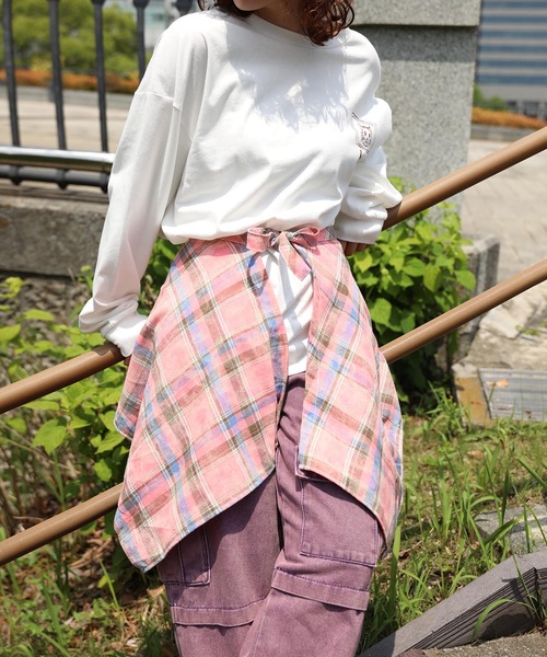 HOOK（フック）の「【HOOK】幾何学柄　腰巻（その他パンツ・メンズ・ブルー系その他/ホワイト系その他2/ブラウン/ピンク/グリーン/ブルー系その他4/ブルー系その他3/ブルー系その他2/ブラック系その他2/ブラック系その他/ホワイト系その他・FREE）」の11枚目の写真