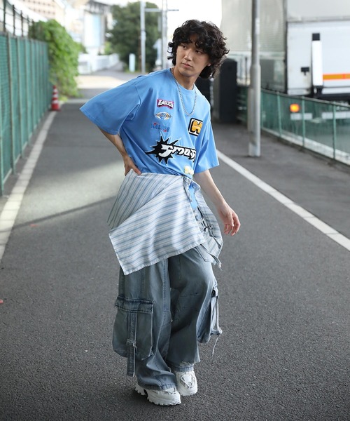 HOOK（フック）の「【HOOK】幾何学柄　腰巻（その他パンツ・メンズ・ブルー系その他/ホワイト系その他2/ブラウン/ピンク/グリーン/ブルー系その他4/ブルー系その他3/ブルー系その他2/ブラック系その他2/ブラック系その他/ホワイト系その他・FREE）」の15枚目の写真