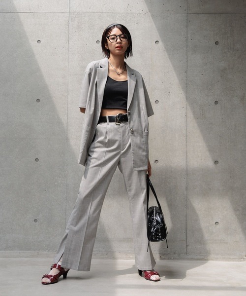 PAGEBOY(ページボーイ)の「ライトテーラードジャケット(テーラードジャケット・レディース・グレー/ブラック/ベージュ系その他・FREE)」の10枚目の写真