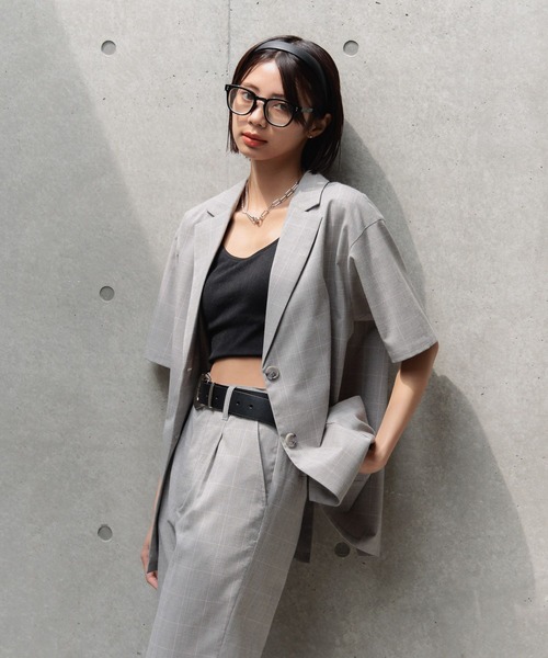 PAGEBOY(ページボーイ)の「ライトテーラードジャケット(テーラードジャケット・レディース・グレー/ブラック/ベージュ系その他・FREE)」の15枚目の写真