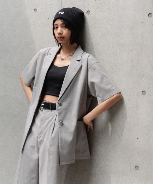 PAGEBOY(ページボーイ)の「ライトテーラードジャケット(テーラードジャケット・レディース・グレー/ブラック/ベージュ系その他・FREE)」の18枚目の写真
