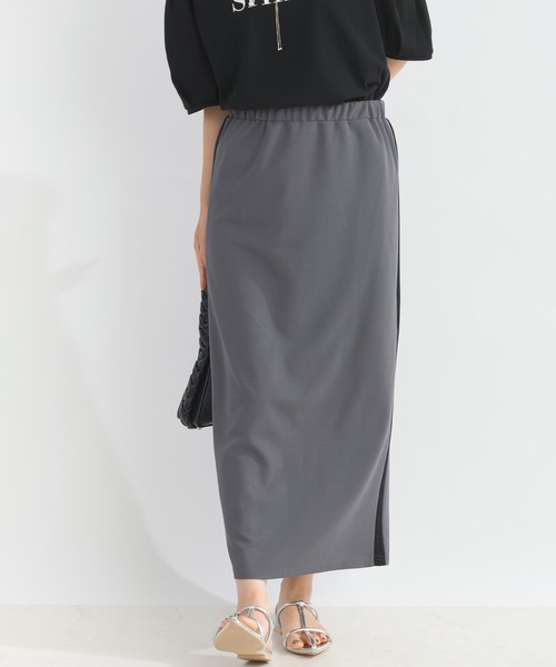 Lo-Fi（ローファイ）の「【WEB限定】カットジャージータイトスカート（スカート・レディース・チャコールグレー/ブラック・M）」の13枚目の写真