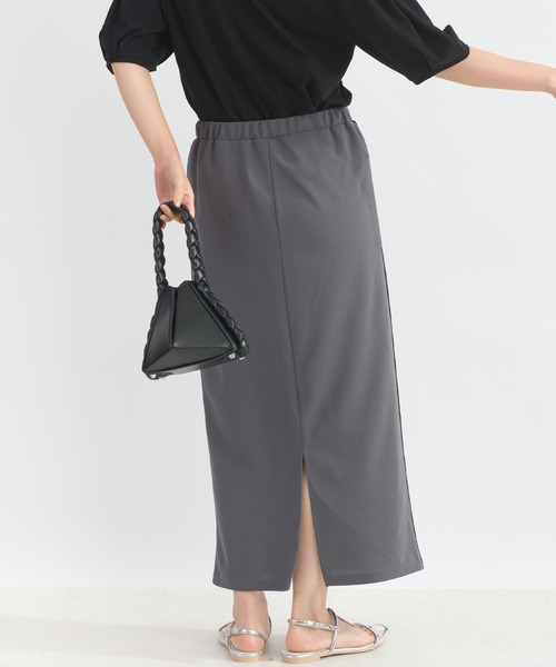 Lo-Fi（ローファイ）の「【WEB限定】カットジャージータイトスカート（スカート・レディース・チャコールグレー/ブラック・M）」の12枚目の写真